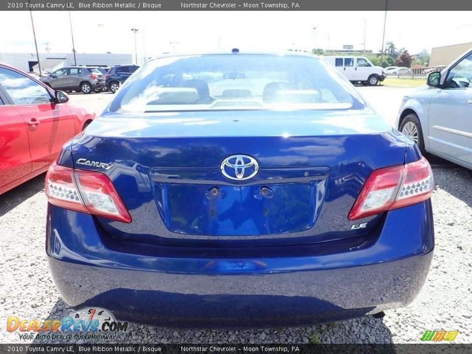 2010 Toyota Camry LE Blue Ribbon Metallic / Bisque Photo #3