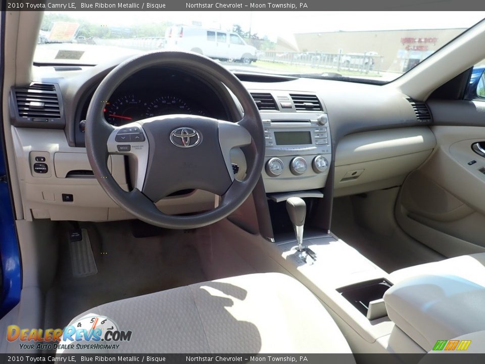 2010 Toyota Camry LE Blue Ribbon Metallic / Bisque Photo #10