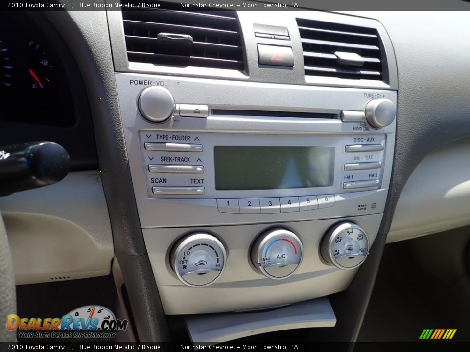 2010 Toyota Camry LE Blue Ribbon Metallic / Bisque Photo #13