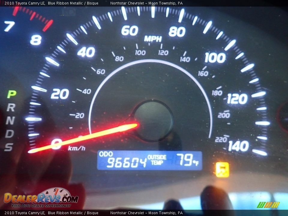 2010 Toyota Camry LE Blue Ribbon Metallic / Bisque Photo #15