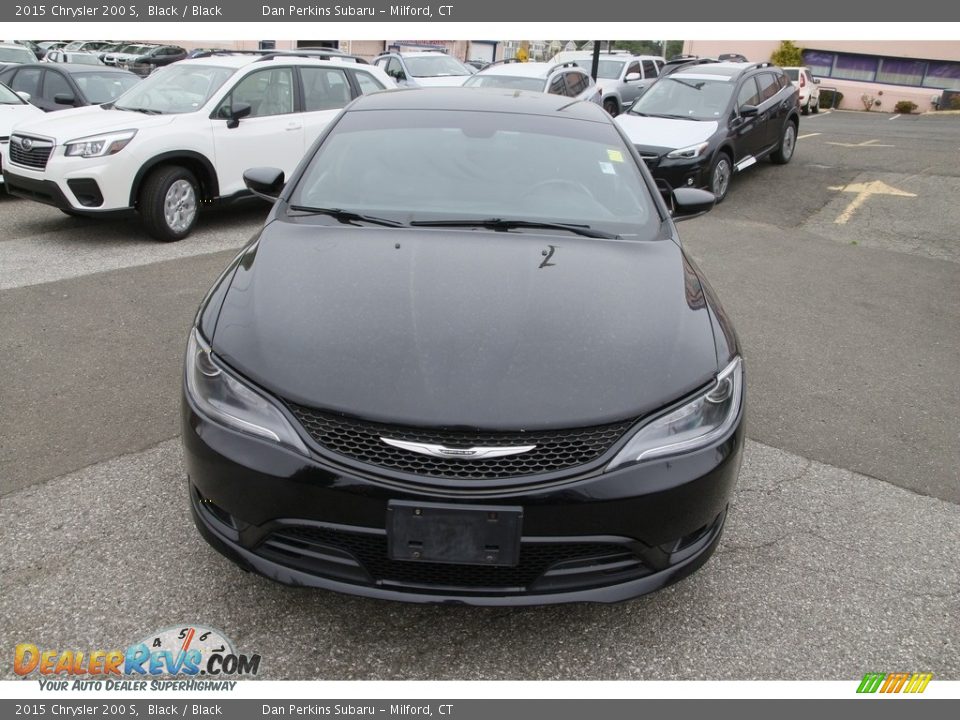 2015 Chrysler 200 S Black / Black Photo #2
