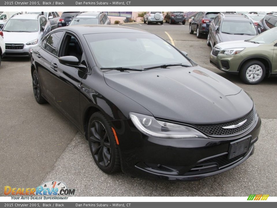 2015 Chrysler 200 S Black / Black Photo #3