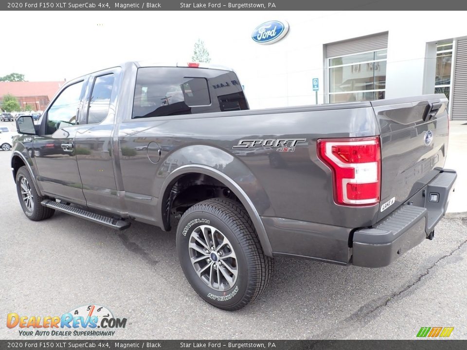 2020 Ford F150 XLT SuperCab 4x4 Magnetic / Black Photo #3