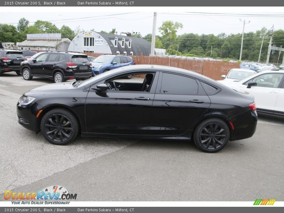 2015 Chrysler 200 S Black / Black Photo #8