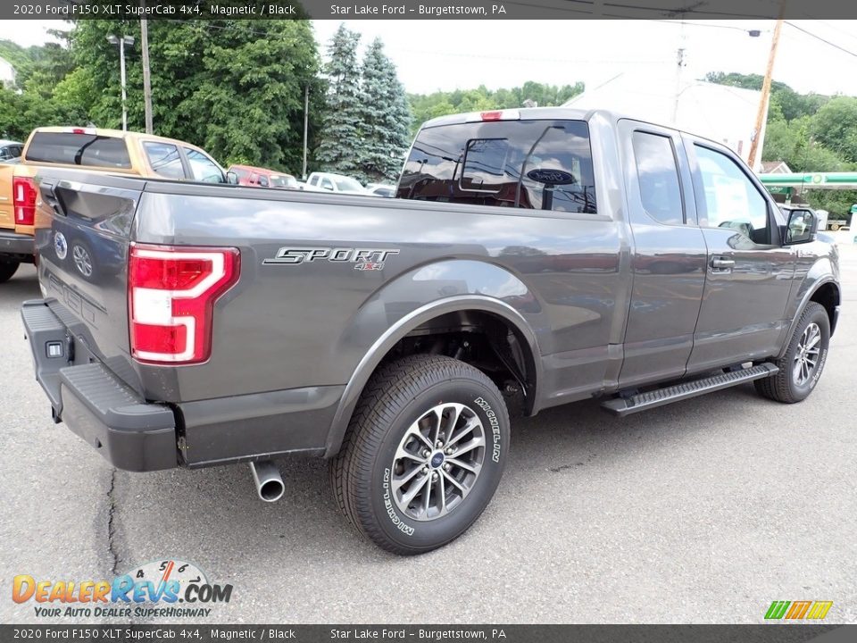 2020 Ford F150 XLT SuperCab 4x4 Magnetic / Black Photo #5