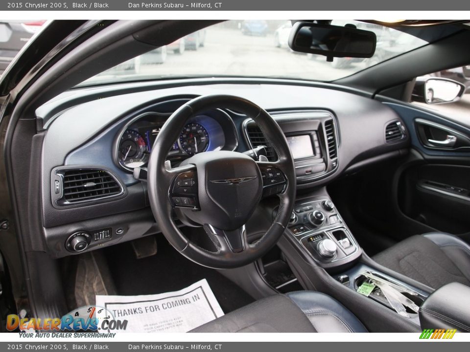 2015 Chrysler 200 S Black / Black Photo #10
