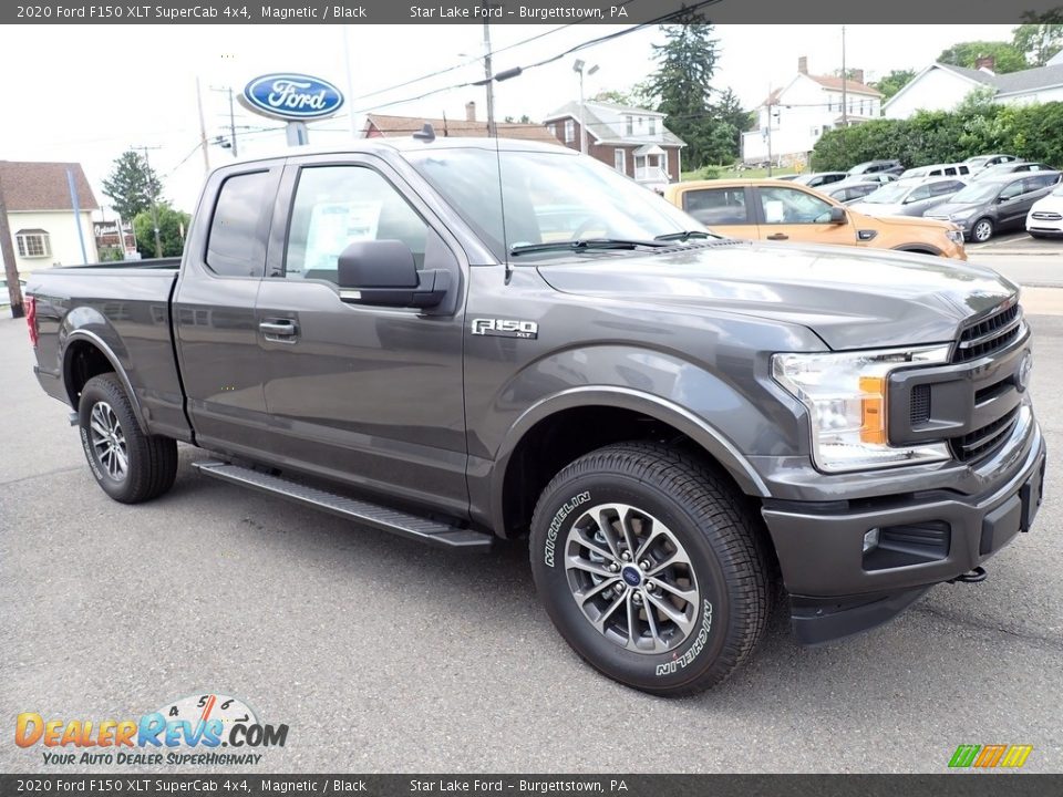 2020 Ford F150 XLT SuperCab 4x4 Magnetic / Black Photo #7