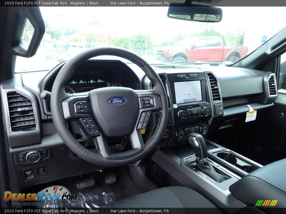2020 Ford F150 XLT SuperCab 4x4 Magnetic / Black Photo #11