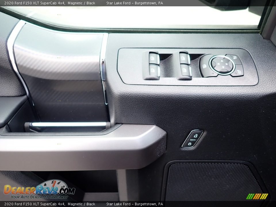 2020 Ford F150 XLT SuperCab 4x4 Magnetic / Black Photo #13