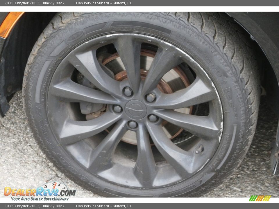 2015 Chrysler 200 S Black / Black Photo #21