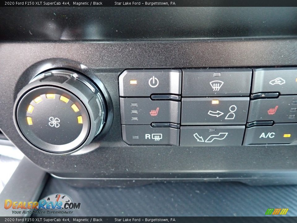 2020 Ford F150 XLT SuperCab 4x4 Magnetic / Black Photo #16