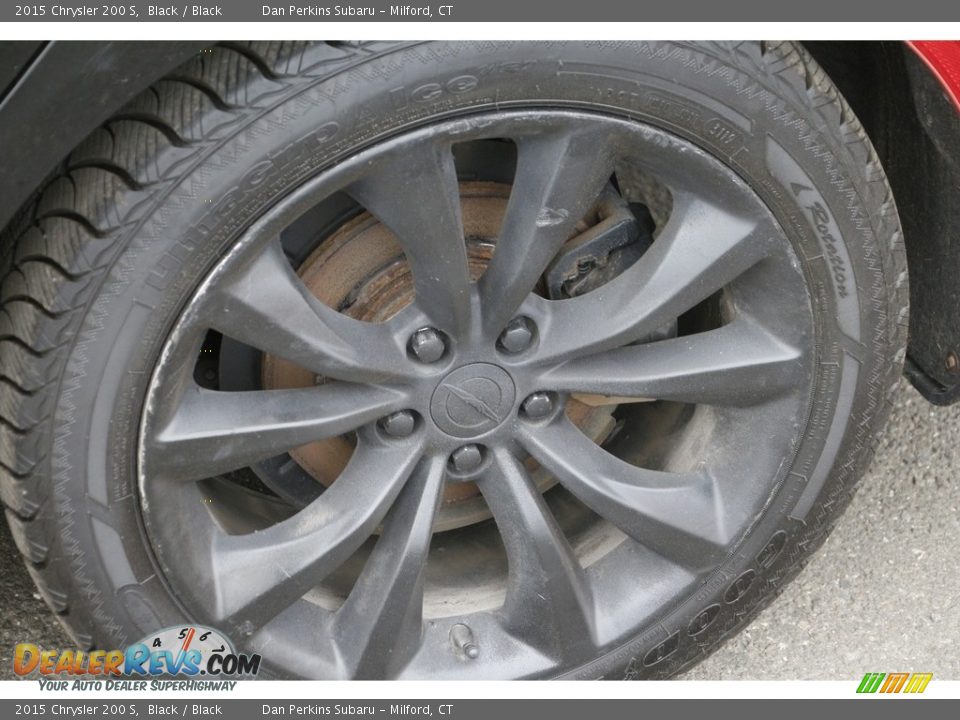 2015 Chrysler 200 S Black / Black Photo #23