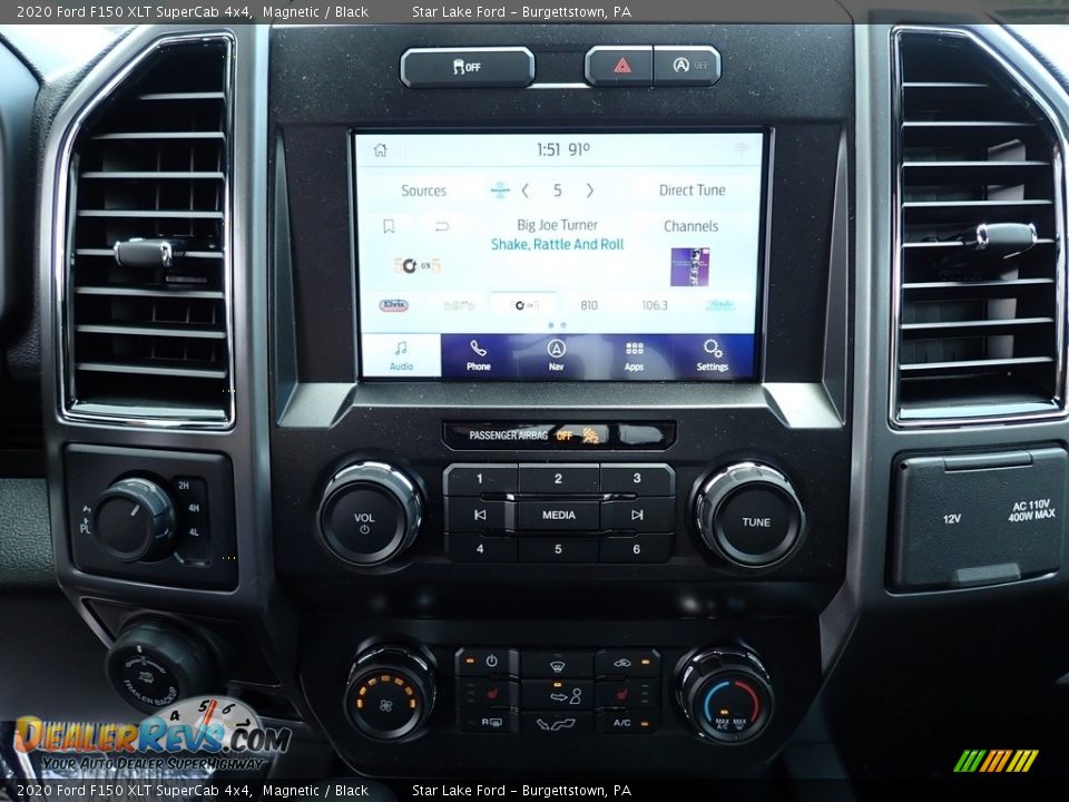 2020 Ford F150 XLT SuperCab 4x4 Magnetic / Black Photo #19