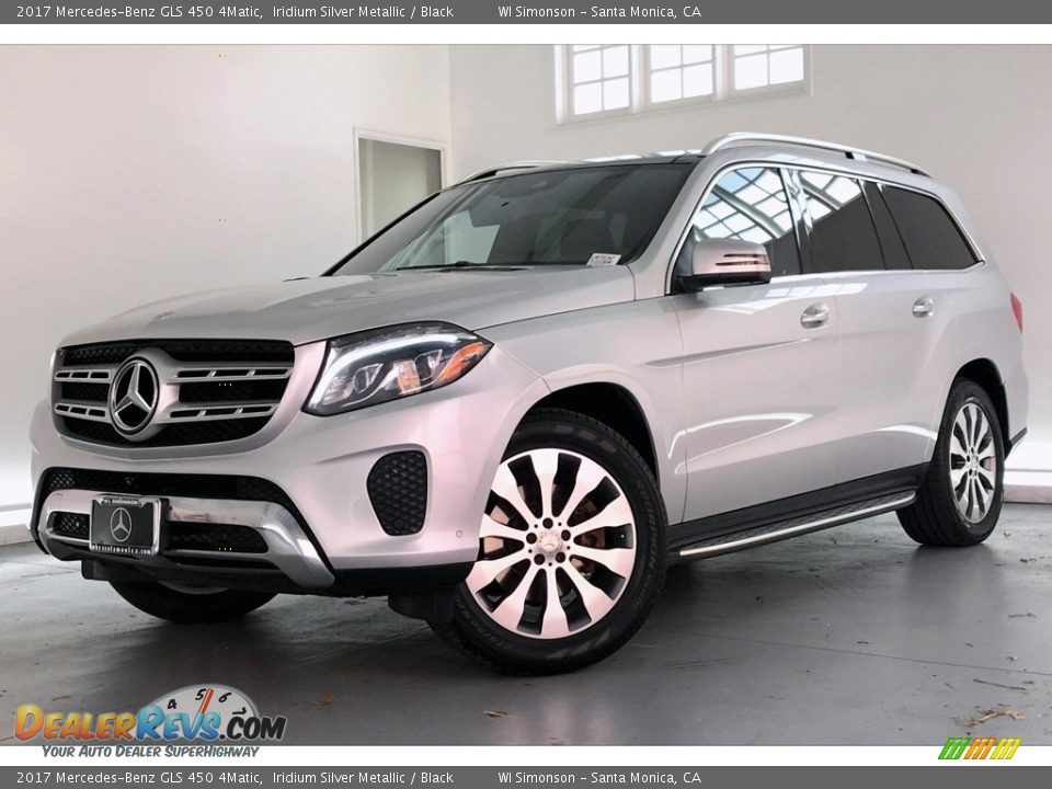 2017 Mercedes-Benz GLS 450 4Matic Iridium Silver Metallic / Black Photo #12