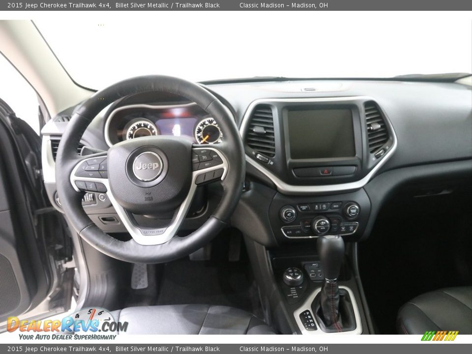 2015 Jeep Cherokee Trailhawk 4x4 Billet Silver Metallic / Trailhawk Black Photo #7