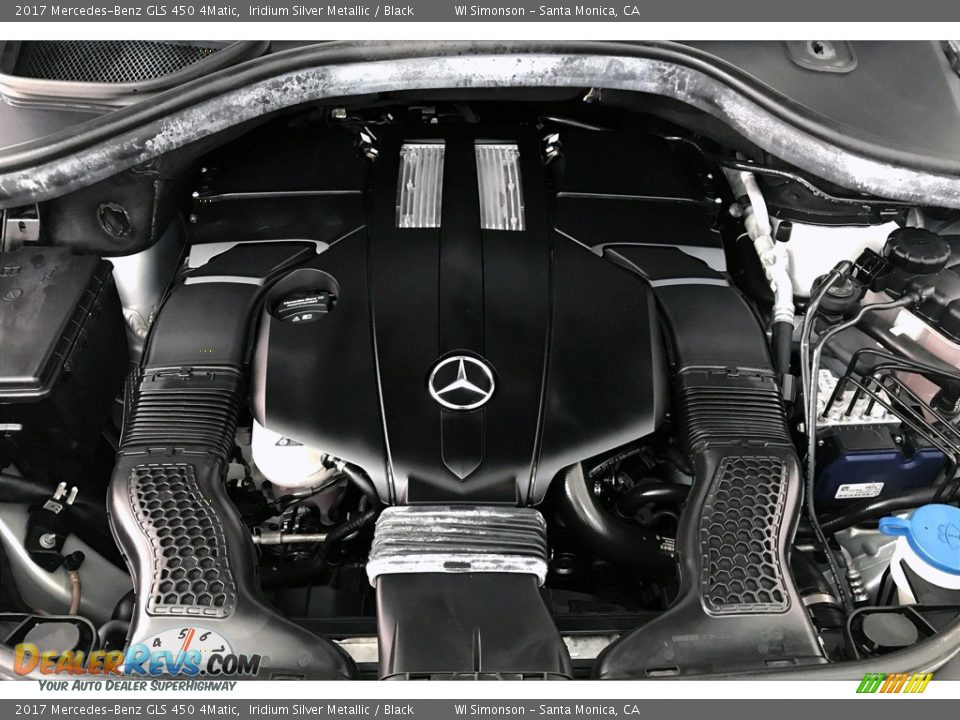 2017 Mercedes-Benz GLS 450 4Matic Iridium Silver Metallic / Black Photo #31