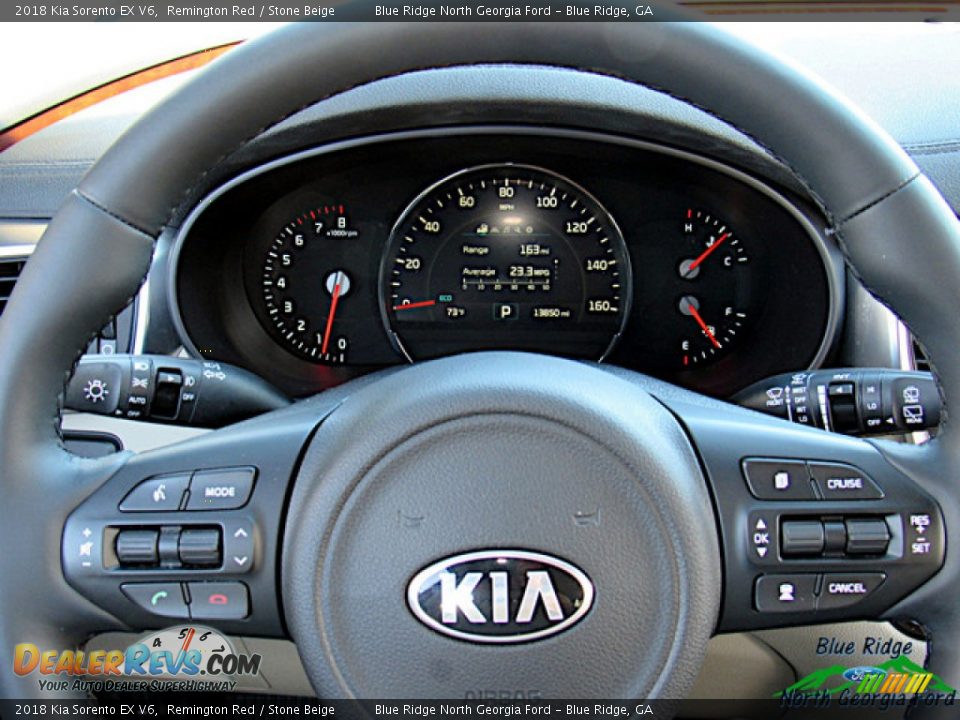 2018 Kia Sorento EX V6 Steering Wheel Photo #17