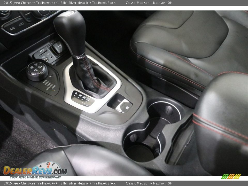 2015 Jeep Cherokee Trailhawk 4x4 Billet Silver Metallic / Trailhawk Black Photo #16