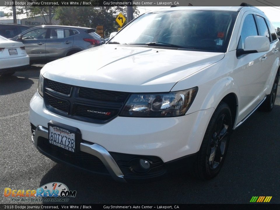 2018 Dodge Journey Crossroad Vice White / Black Photo #2