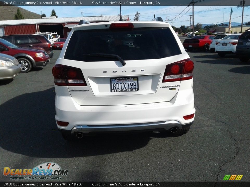2018 Dodge Journey Crossroad Vice White / Black Photo #3