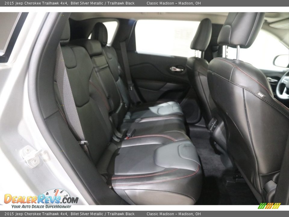 2015 Jeep Cherokee Trailhawk 4x4 Billet Silver Metallic / Trailhawk Black Photo #18