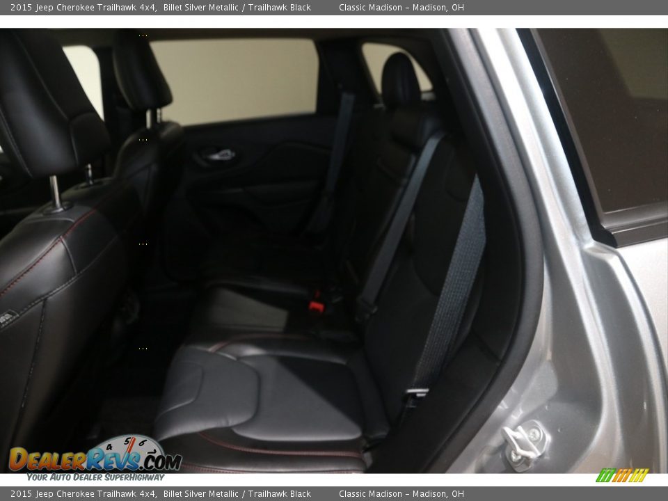 2015 Jeep Cherokee Trailhawk 4x4 Billet Silver Metallic / Trailhawk Black Photo #19