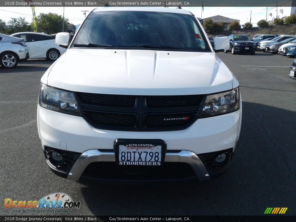 2018 Dodge Journey Crossroad Vice White / Black Photo #6