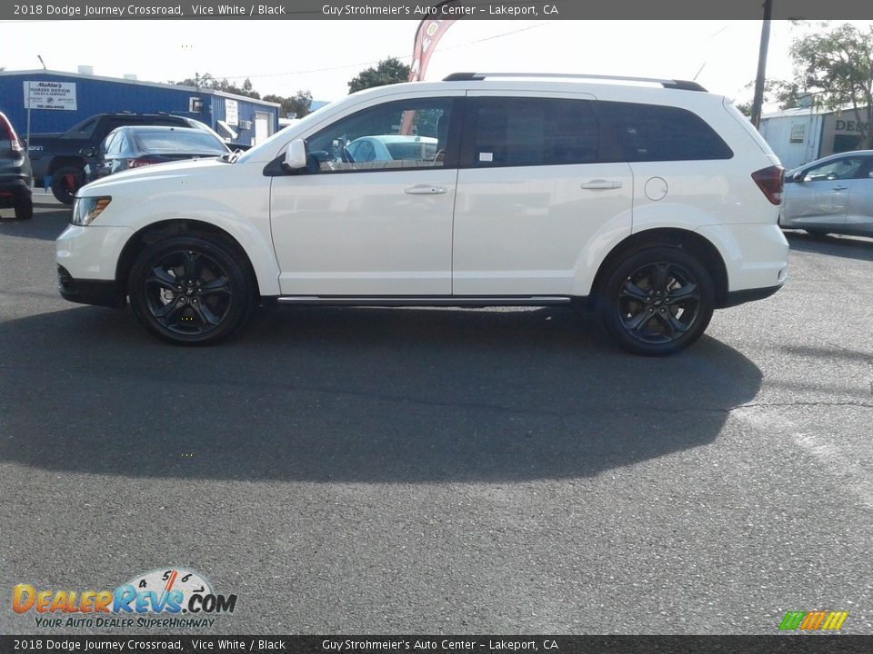 2018 Dodge Journey Crossroad Vice White / Black Photo #7