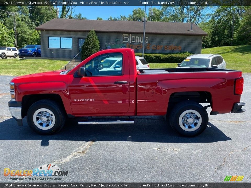 2014 Chevrolet Silverado 1500 WT Regular Cab Victory Red / Jet Black/Dark Ash Photo #1