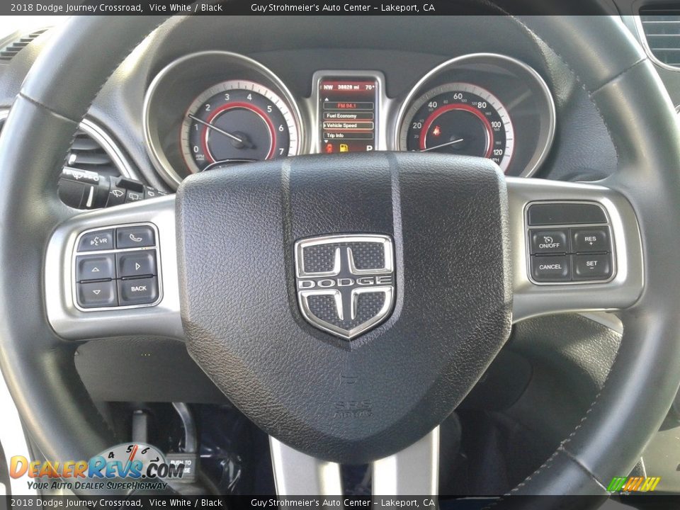 2018 Dodge Journey Crossroad Vice White / Black Photo #16