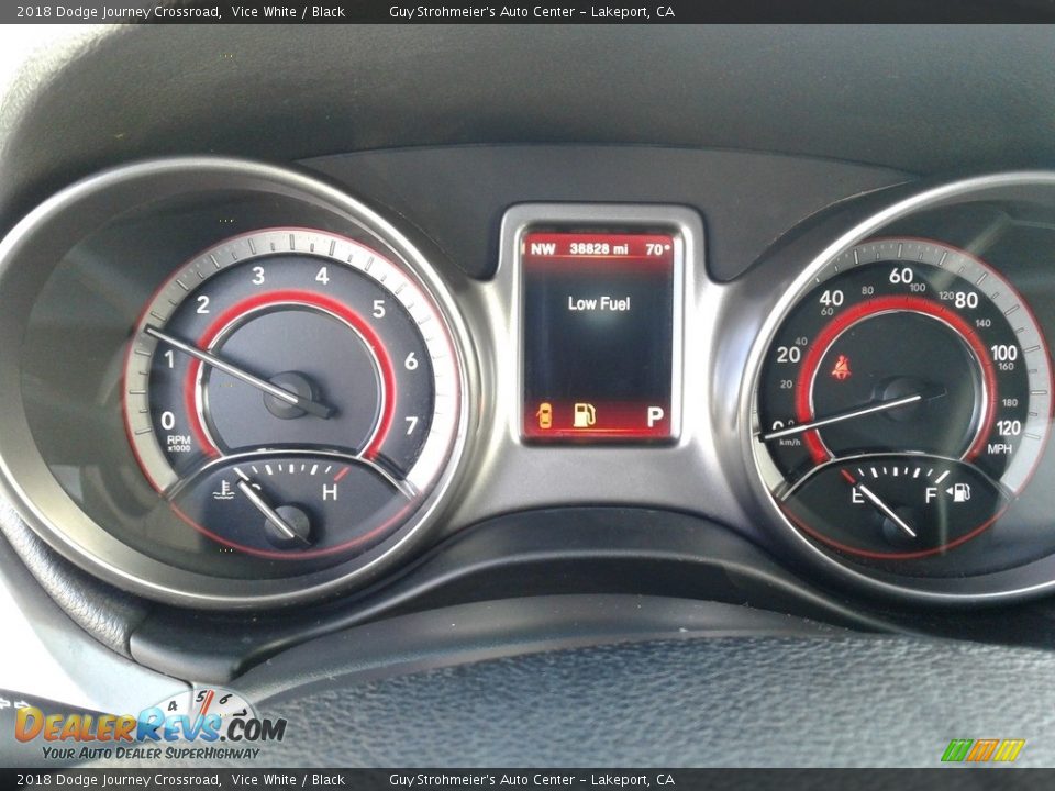 2018 Dodge Journey Crossroad Vice White / Black Photo #17