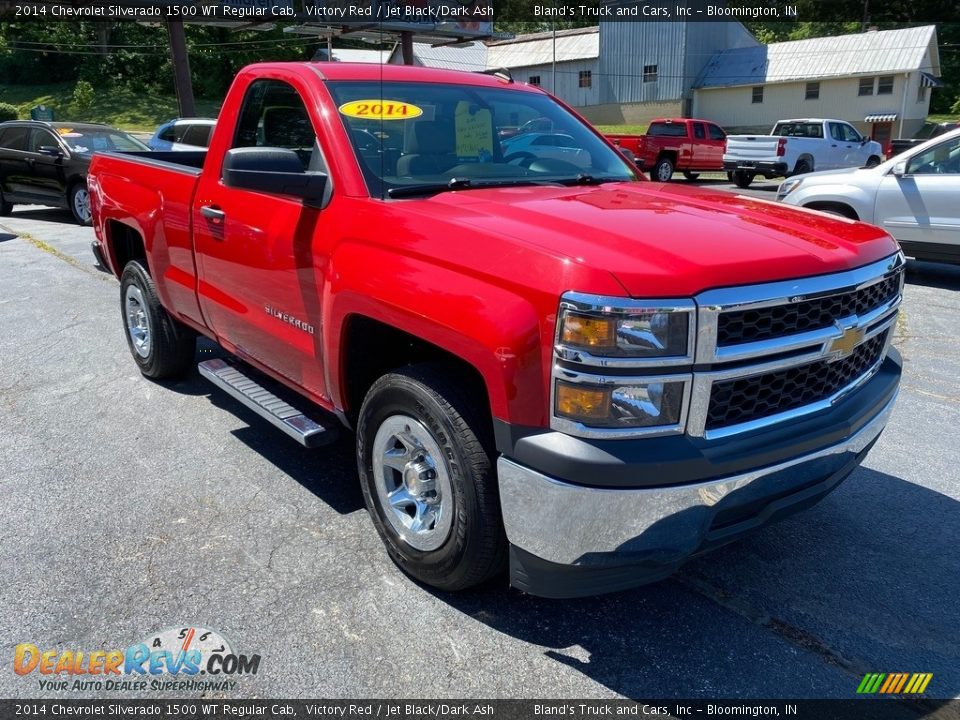 2014 Chevrolet Silverado 1500 WT Regular Cab Victory Red / Jet Black/Dark Ash Photo #4