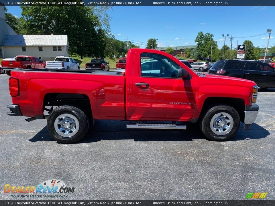 2014 Chevrolet Silverado 1500 WT Regular Cab Victory Red / Jet Black/Dark Ash Photo #5