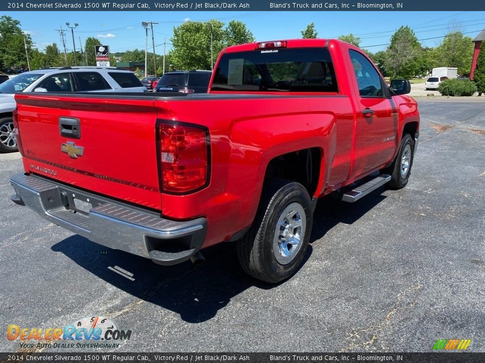 2014 Chevrolet Silverado 1500 WT Regular Cab Victory Red / Jet Black/Dark Ash Photo #6