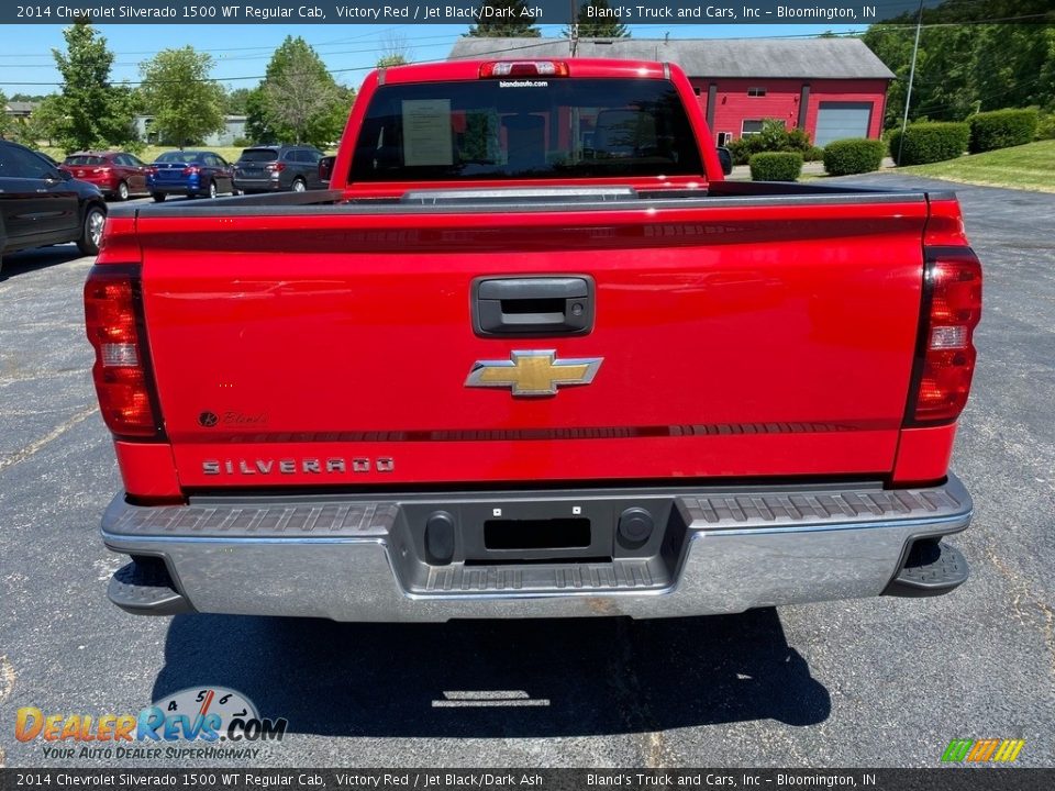 2014 Chevrolet Silverado 1500 WT Regular Cab Victory Red / Jet Black/Dark Ash Photo #7