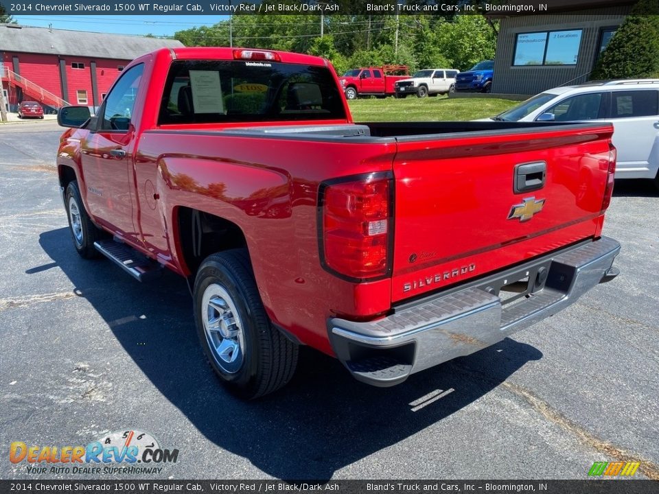 2014 Chevrolet Silverado 1500 WT Regular Cab Victory Red / Jet Black/Dark Ash Photo #8