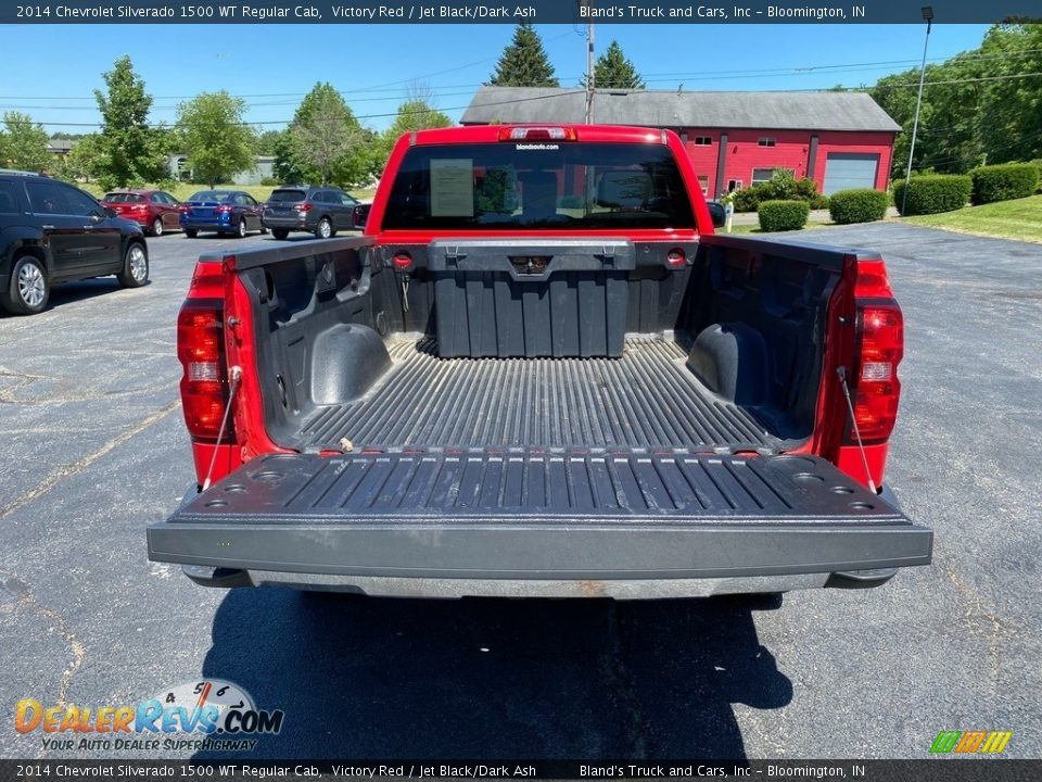 2014 Chevrolet Silverado 1500 WT Regular Cab Victory Red / Jet Black/Dark Ash Photo #9