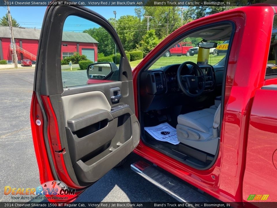 2014 Chevrolet Silverado 1500 WT Regular Cab Victory Red / Jet Black/Dark Ash Photo #10