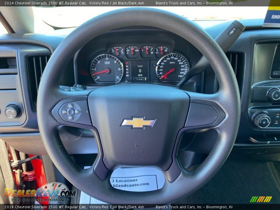 2014 Chevrolet Silverado 1500 WT Regular Cab Victory Red / Jet Black/Dark Ash Photo #13