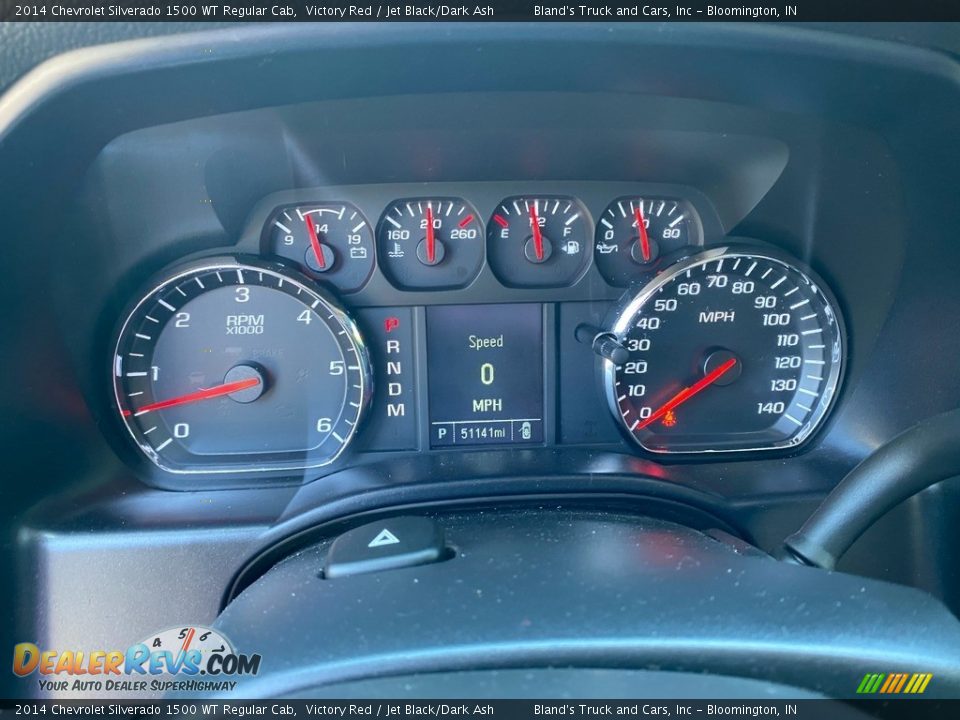 2014 Chevrolet Silverado 1500 WT Regular Cab Victory Red / Jet Black/Dark Ash Photo #14