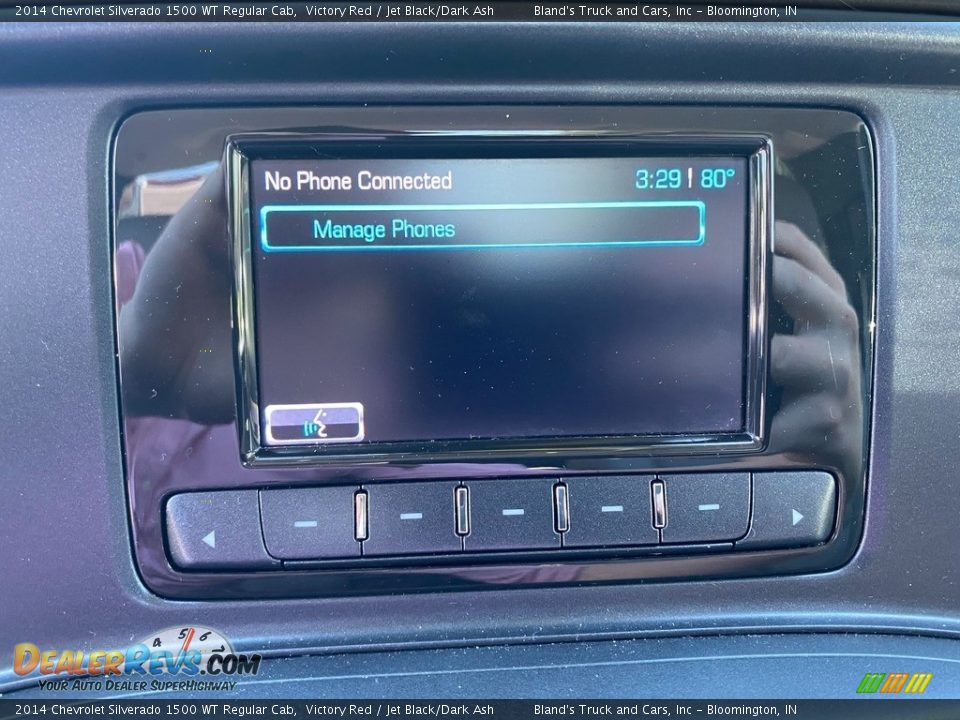 2014 Chevrolet Silverado 1500 WT Regular Cab Victory Red / Jet Black/Dark Ash Photo #20