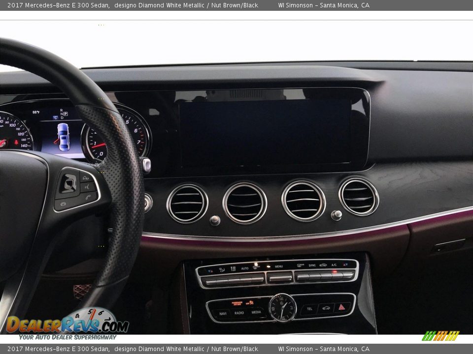 2017 Mercedes-Benz E 300 Sedan designo Diamond White Metallic / Nut Brown/Black Photo #5