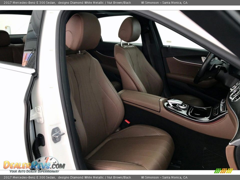 2017 Mercedes-Benz E 300 Sedan designo Diamond White Metallic / Nut Brown/Black Photo #6