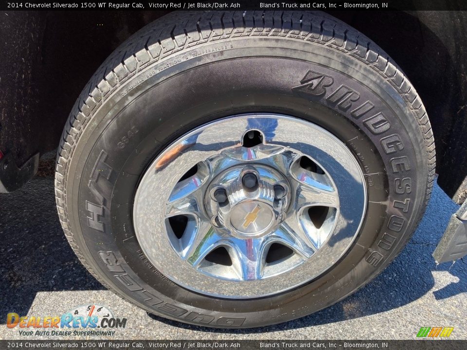 2014 Chevrolet Silverado 1500 WT Regular Cab Victory Red / Jet Black/Dark Ash Photo #28