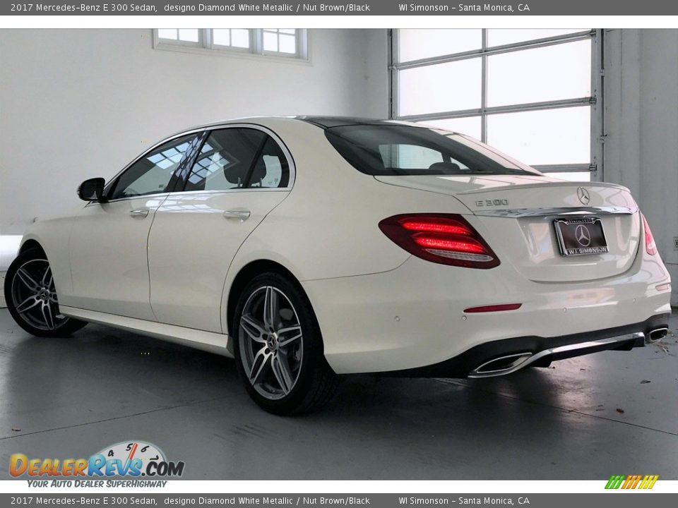 2017 Mercedes-Benz E 300 Sedan designo Diamond White Metallic / Nut Brown/Black Photo #10