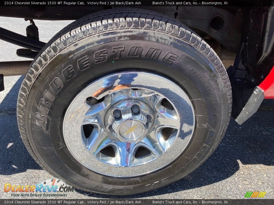 2014 Chevrolet Silverado 1500 WT Regular Cab Victory Red / Jet Black/Dark Ash Photo #29