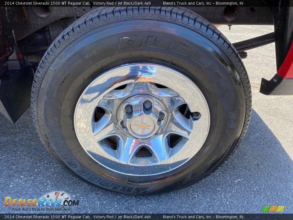 2014 Chevrolet Silverado 1500 WT Regular Cab Victory Red / Jet Black/Dark Ash Photo #30