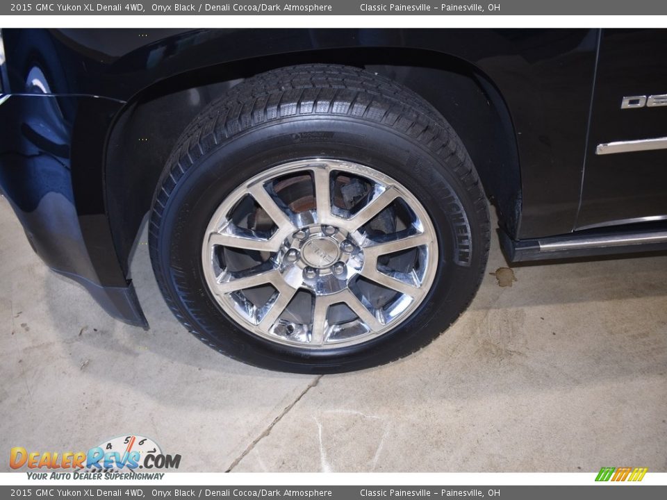 2015 GMC Yukon XL Denali 4WD Onyx Black / Denali Cocoa/Dark Atmosphere Photo #5