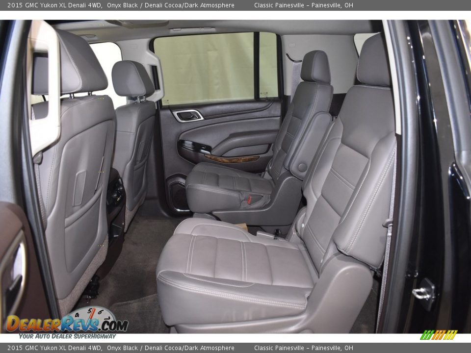 2015 GMC Yukon XL Denali 4WD Onyx Black / Denali Cocoa/Dark Atmosphere Photo #9