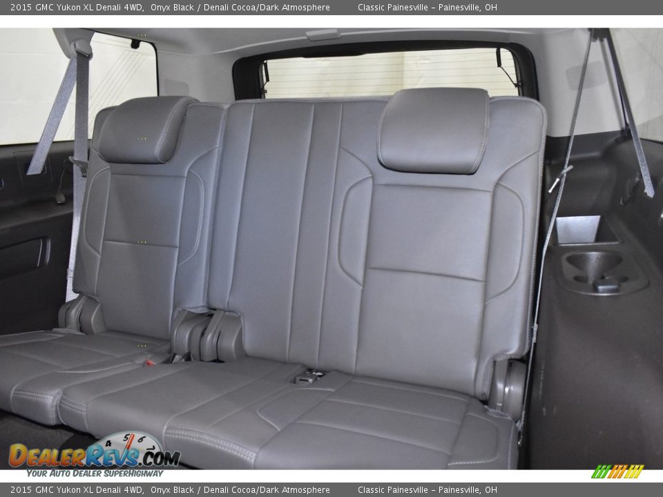 2015 GMC Yukon XL Denali 4WD Onyx Black / Denali Cocoa/Dark Atmosphere Photo #10
